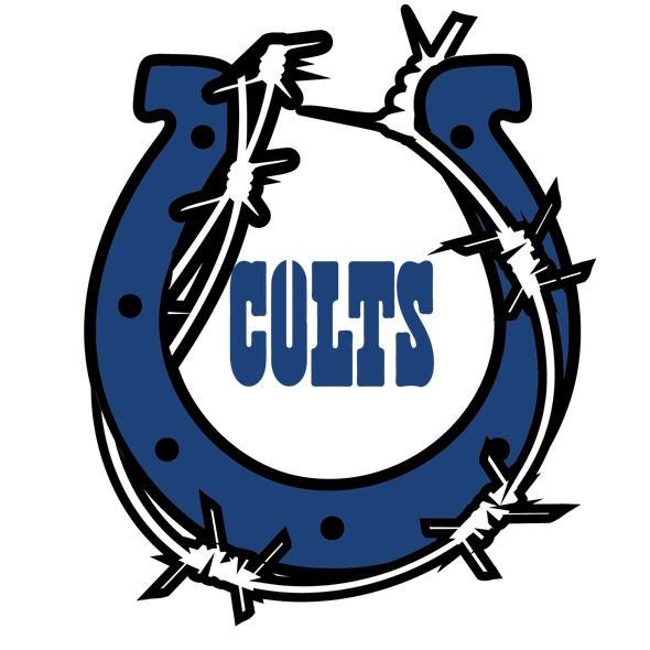 Indianapolis Colts Heavy Metal Logo DIY iron on transfer (heat transfer)